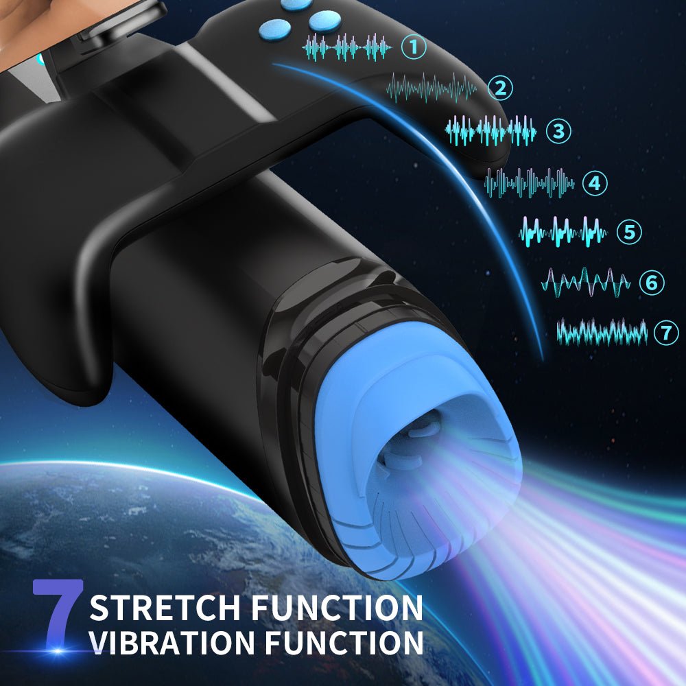 7 Suctional & Vibrational Modes, Male Masturbator