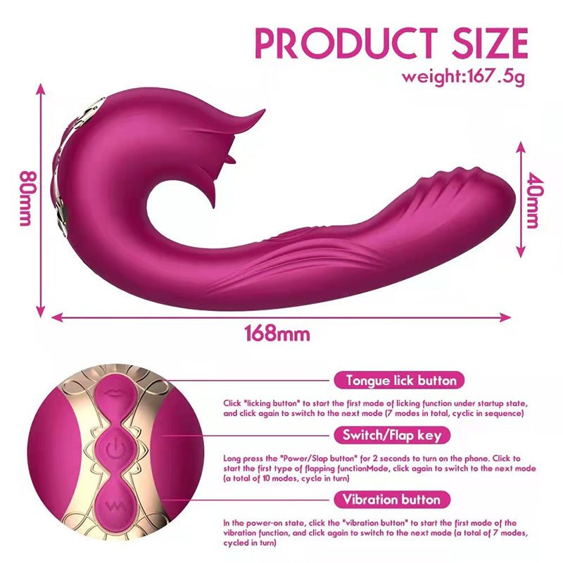 7 Mode Pulsating, Vibrating & Suction Female Vibrator