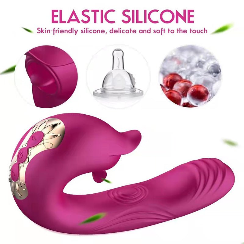 7 Mode Pulsating, Vibrating & Suction Female Vibrator