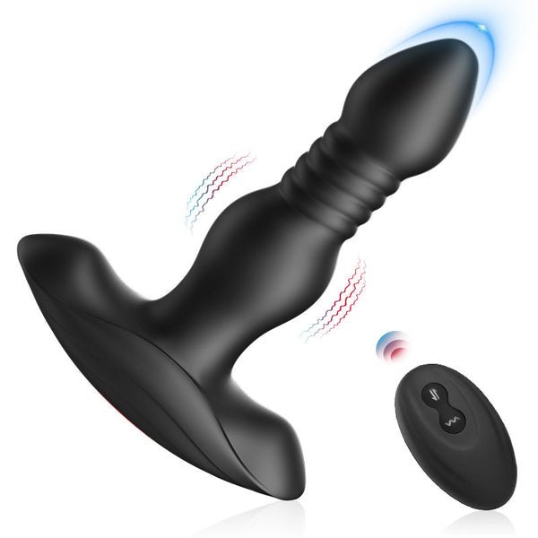 10 Vibrating Modes, Butt Plug With Remote Control