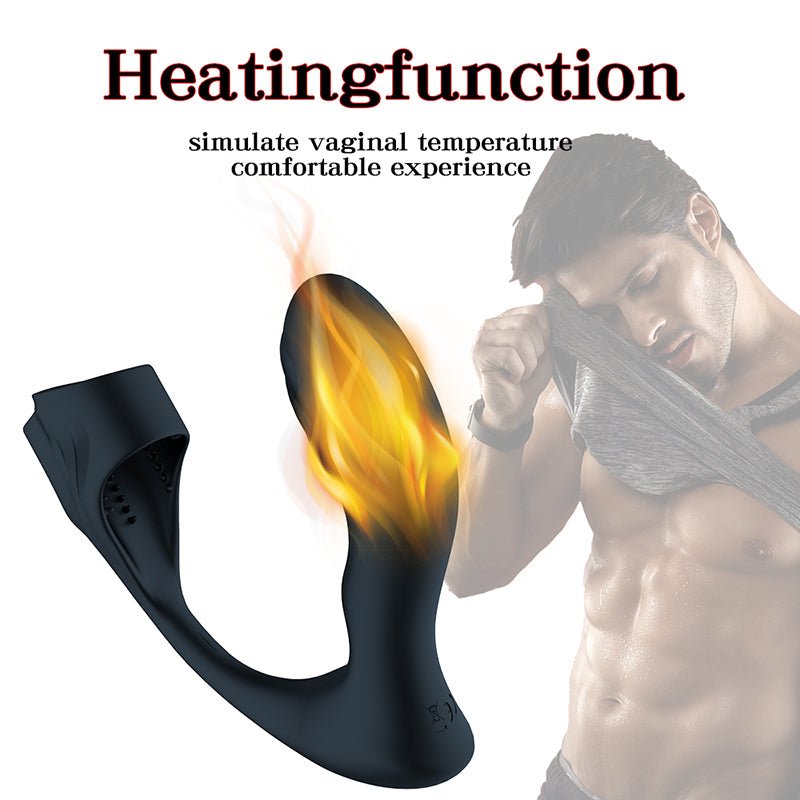 Prostate Massager: 7 Vibrational Modes & Heating Functionalities + Wireless Remote Control