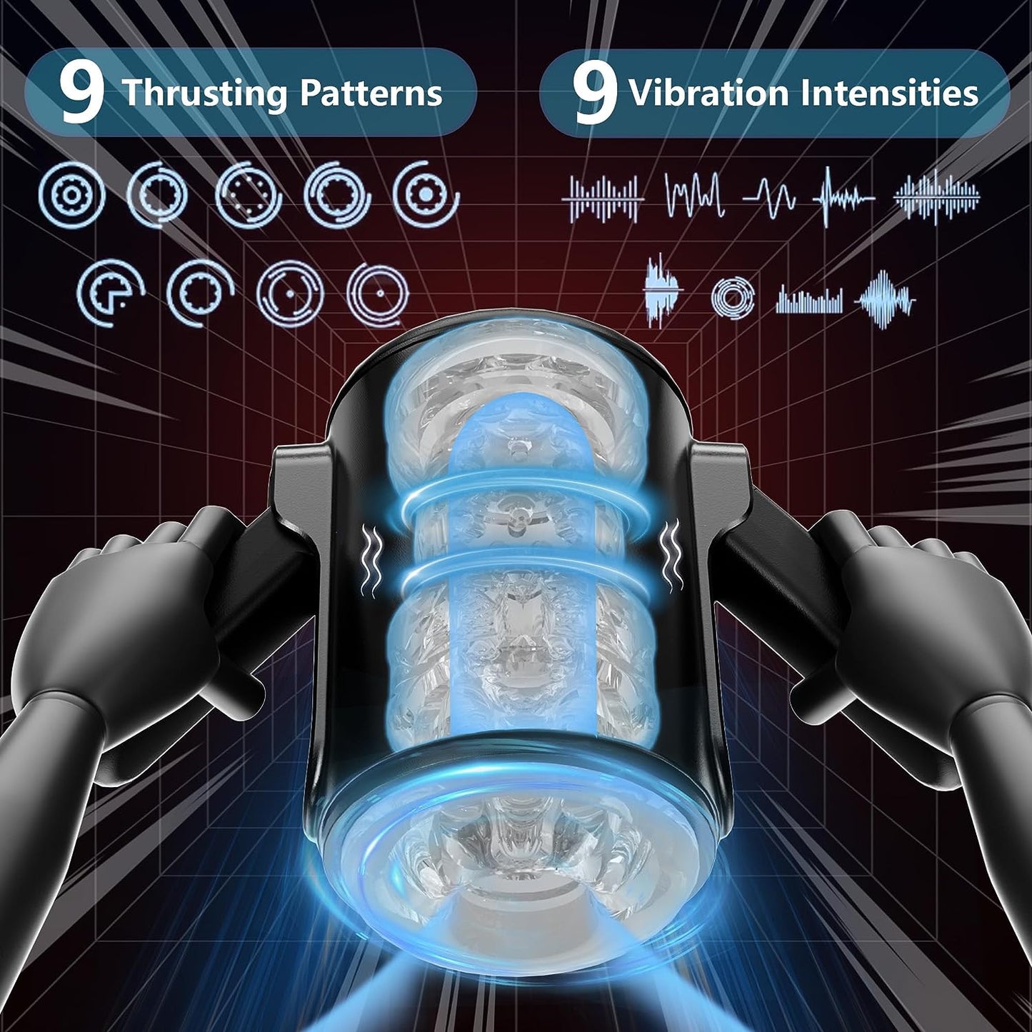 SMART: Cutting-Edge 9 Modes with Expandable & Vibrating Features