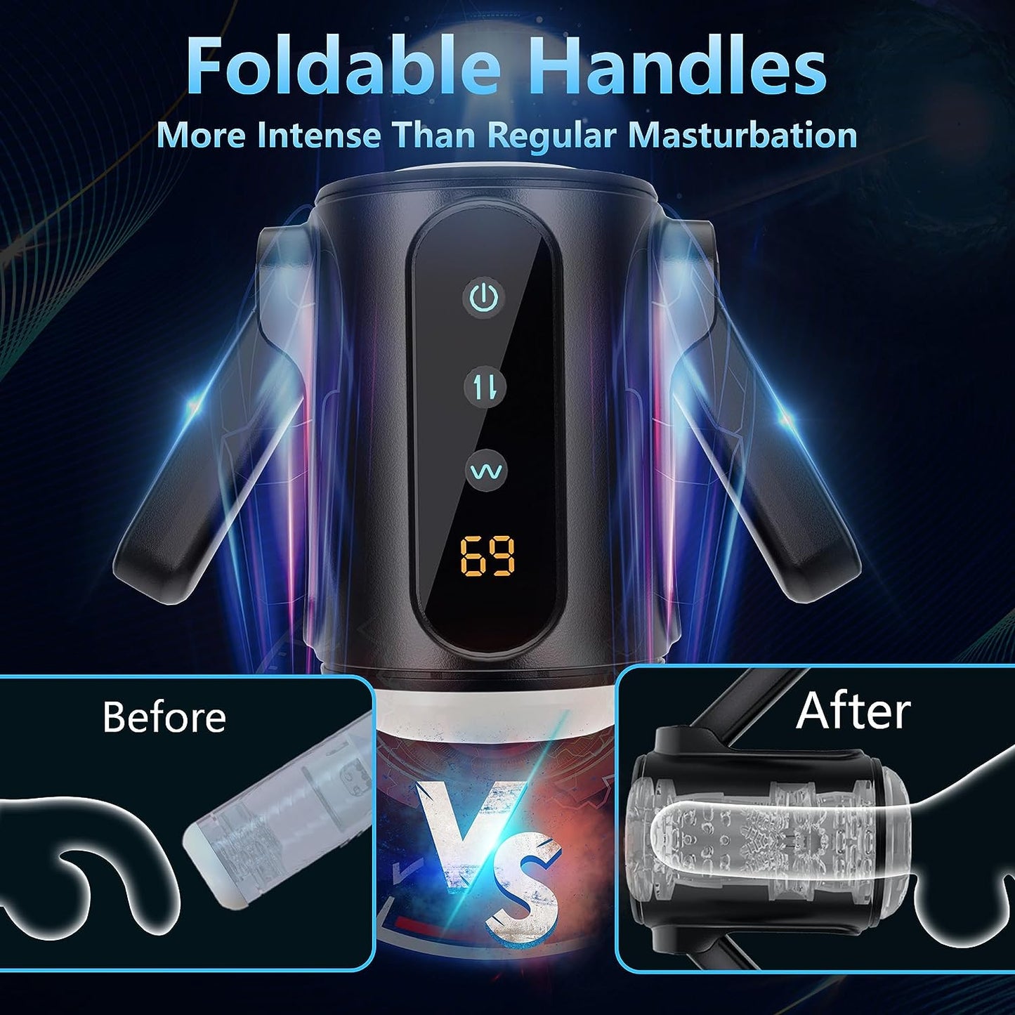 SMART: Cutting-Edge 9 Modes with Expandable & Vibrating Features