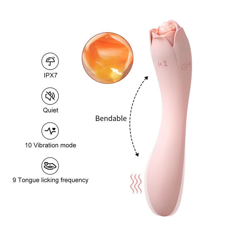 Rose Tongue Licking Vibrator